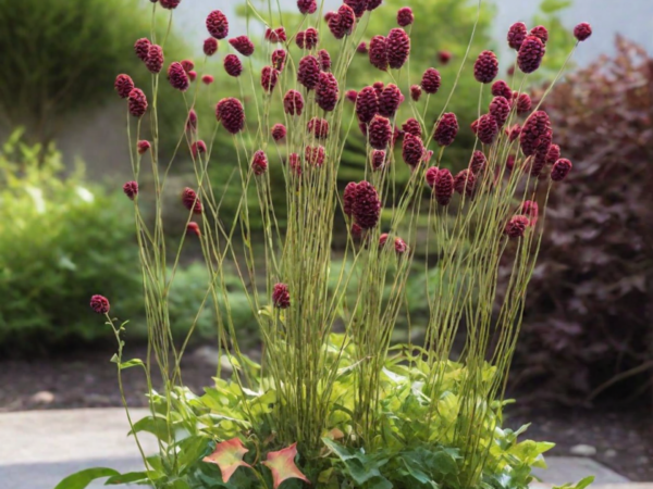 Кровохлебка Битлвингз (Sanguisorba officinalis Beetlewings)